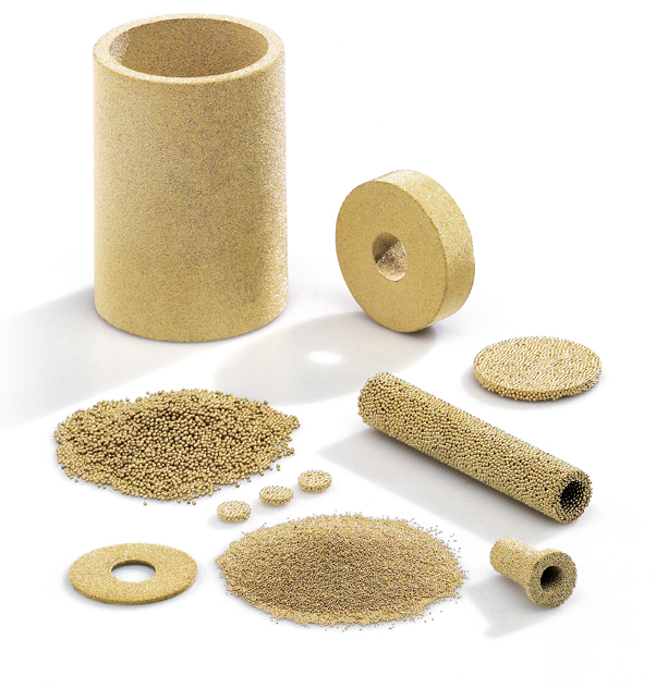 Filtri da polvere di bronzo sferico